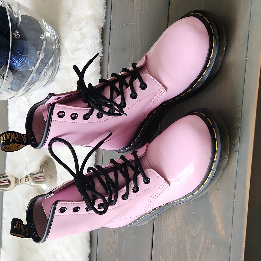 Dr. Martens 1460 boot pink patent leather